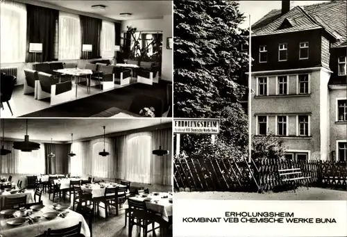 Ak Bärenstein (Kreis Annaberg) im Erzgebirge, Erholungsheim Kombinat VEB Chemische Werke Buna
