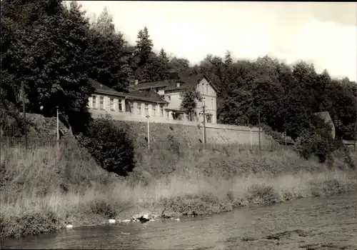 Ak Rentzschmühle Pöhl im Vogtland, Ferienheim und Gaststätte Rentzschmühle