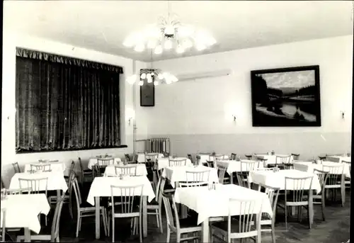 Ak Kretscham Rothensehma Neudorf Sehmatal im Erzgebirge, Diät-Sanatorium, Speiseraum