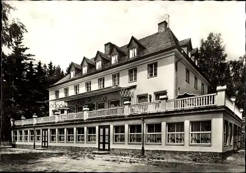 Ak Bucha Unterwellenborn in Thüringen, FDGB Erholungsheim Aktivist, Terrasse