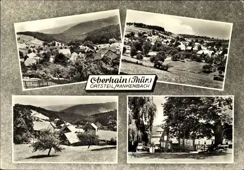 Ak Mankenbach Oberhain Königsee in Thüringen, Panorama, Teilansichten