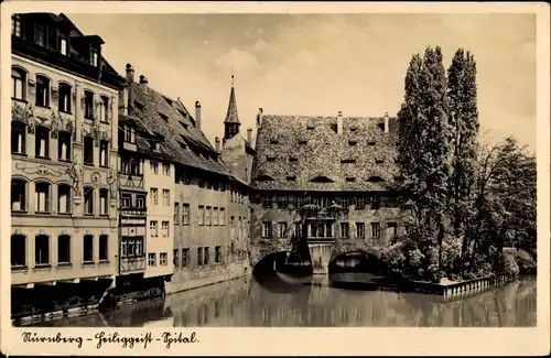 Ak Nürnberg in Mittelfranken, Heiliggeist-Spital