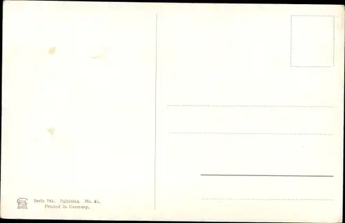 Künstler Ak Perlberg, F., Jerusalem Israel, Teich Bethesda