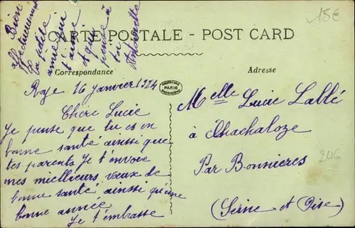 Ak Roye Somme, Platz, Straßenpartie, Pferd