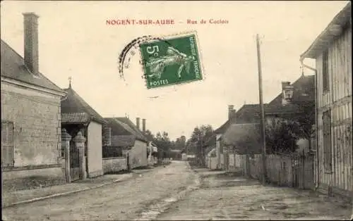 Ak Nogent sur Aube, Rue de Coclois