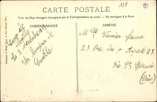 Ak Plancy Aube, Place de la Halle