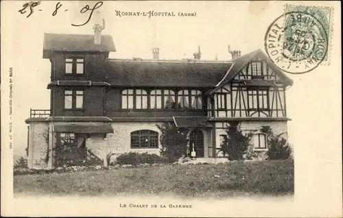 Ak Rosnay l&#39;Hopital Aube, Le Chalet de la Garenne