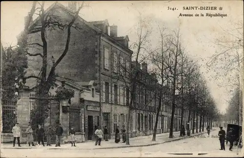 Ak Saint Dizier Haute Marne, Avenue of the Republic