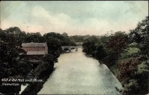 Ak Hamilton Schottland, Old Mill and Avon