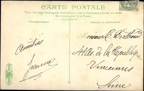 Ak Lyon Rhône, Kirche Saint Nizier