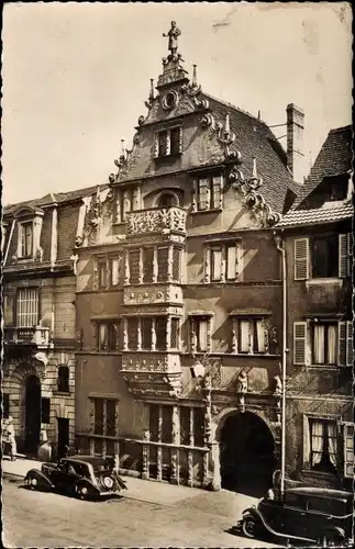 Ak Colmar Kolmar Alsace Haut Rhin, Haus der Köpfe