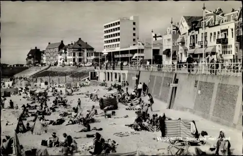 Ak Vlissingen Zeeland Niederlande, Strand, Boulevard
