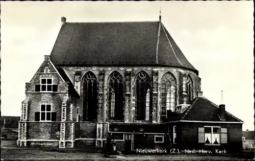 Ak Nieuwerkerk Schouwen-Duiveland Zeeland Niederlande, Kirche