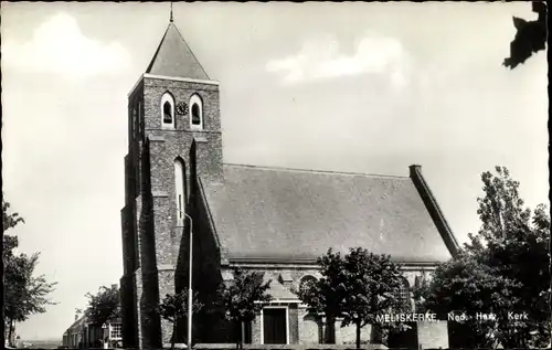 Ak Meliskerke Zeeland Niederlande, Kirche