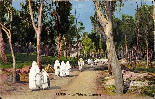 Ak Algier, Der Besuch auf dem Friedhof