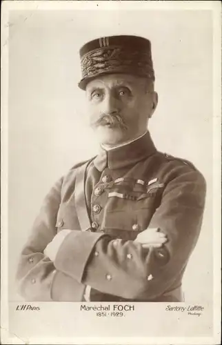 Ak Marechal Ferdinand Foch, Portrait