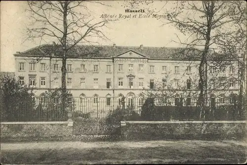 Ak Hasselt Flandre Limbourg, Athenée Royal, Mittelschule