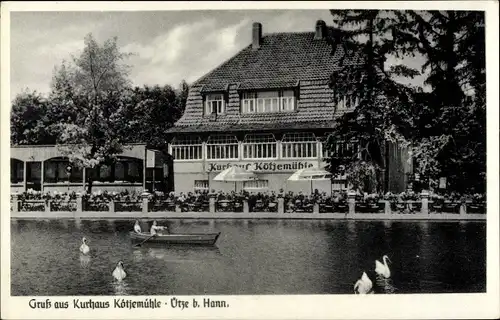 Ak Uetze in Niedersachsen, Kurhaus Kötjemühle