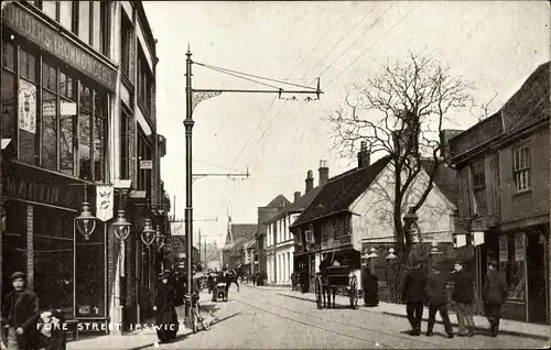 Ak Ipswich Suffolk England, Fore Street
