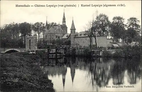 Ak Herenthals Antwerpen Flandern, Chateau Lepaige (vue generale)