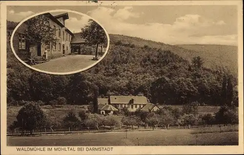 Ak Nieder Beerbach Mühltal im Odenwald, Waldmühle, Restauration
