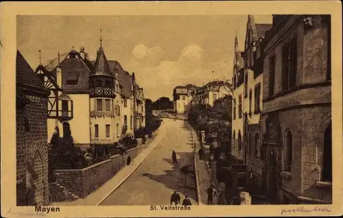 Ak Mayen in der Eifel, St. Veit Straße