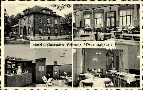Ak Wevelinghoven Grevenbroich, Hotel Restaurant Zur Erftruhe, Inh. Willy Schmitz