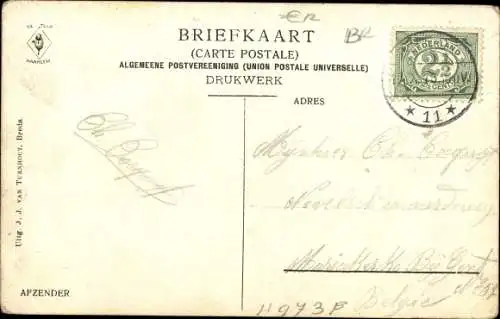 Ak Ginneken en Bavel Nordbrabant, Boschlaan
