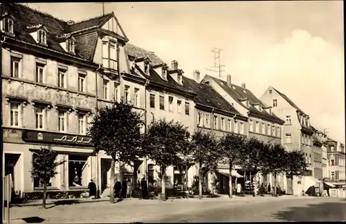 Ak Ronneburg in Thüringen, Marktplatz, Karl-Liebknecht-Straße