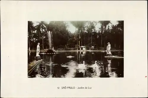 Passepartout Ak Luz São Paulo Brasilien, Jardim