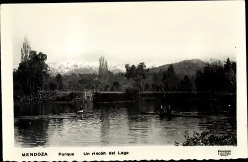 Ak Mendoza Argentinien, Parque, Un rincon del Lago