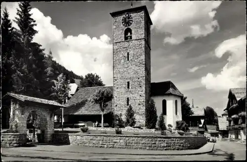 Ak Adelboden Kanton Bern Schweiz, Kirche