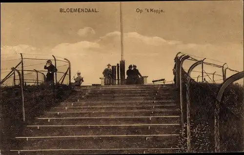 Ak Bloemendaal Nordholland Niederlande, Op 't Kopje