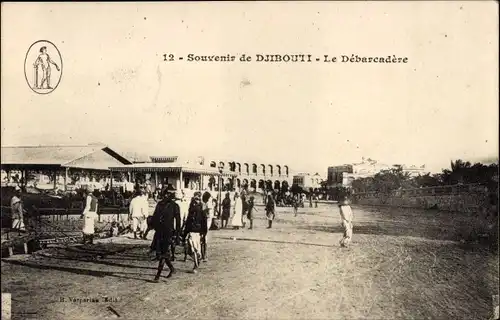 Ak Dschibuti, Hafen, Anlegestelle