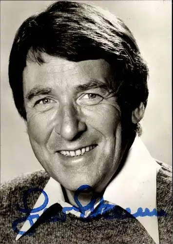 Ak Schauspieler Günther Schramm, Portrait, Autogramm