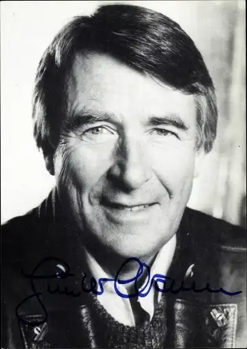 Ak Schauspieler Günther Schramm, Portrait, Autogramm