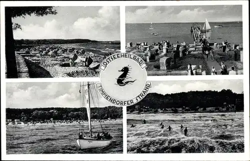 Ak Ostseebad Timmendorfer Strand, Strand, Segelboot, Strandleben