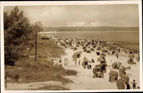 Ak Ostseebad Scharbeutz in Ostholstein, Partie am Strand