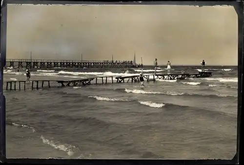 Foto Ak Ostseebad Scharbeutz in Holstein, Strandleben