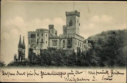 Ak Stolzenfels Koblenz am Rhein, Schloss