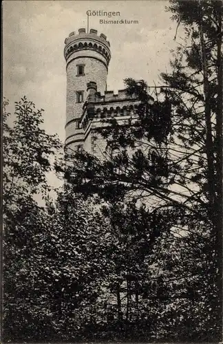 Ak Göttingen Niedersachsen, Blick auf den Bismarckturm