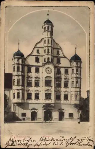 Ak Memmingen in Schwaben, Rathaus