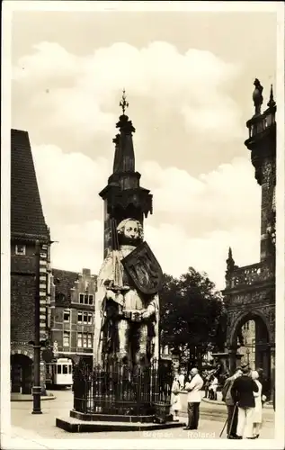 Ak Hansestadt Bremen, Roland, Denkmal