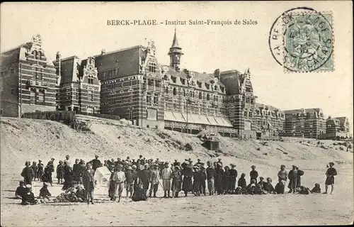 Ak Berck Plage Pas de Calais, Institut Saint-Francois de Sales