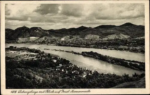 Ak Nonnenwerth Remagen am Rhein, Siebengebirge, Panorama