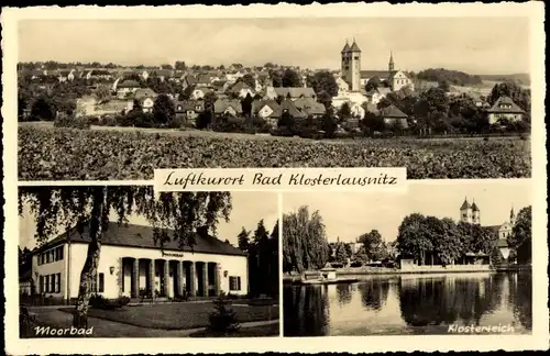 Ak Bad Klosterlausnitz, Moorbad, Klosterteich, Totale