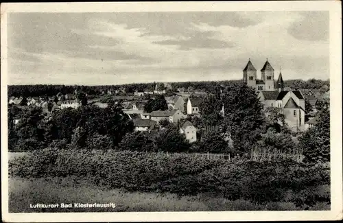 Ak Bad Klosterlausnitz in Thüringen, Panorama vom Ort