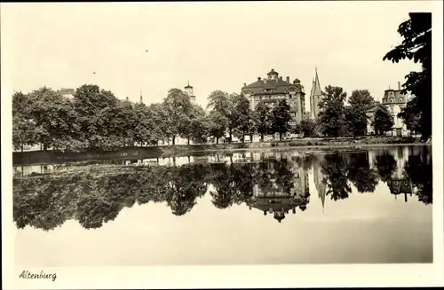 Ak Altenburg in Thüringen, Teich, Teilansicht