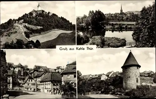 Ak Kahla in Thüringen, Ortsansichten