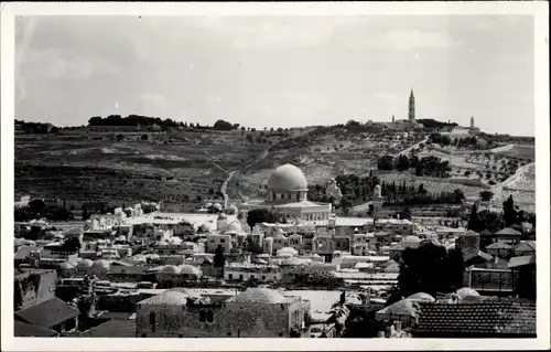Ak Jerusalem Israel, Gesamtansicht
